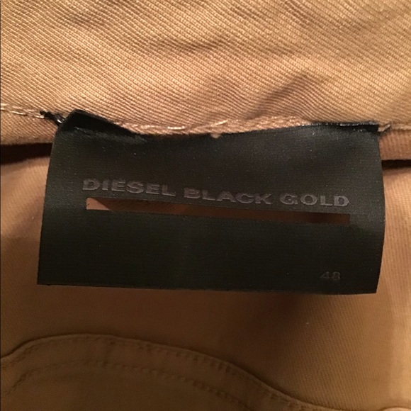 Diesel Black Gold Jacket w/Leather Trim, 48 or M - Picture 5 of 5